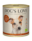 Artikel mit dem Namen DOG'S LOVE BIO Rind im Shop von zoo.de , dem Onlineshop für nachhaltiges Hundefutter und Katzenfutter.