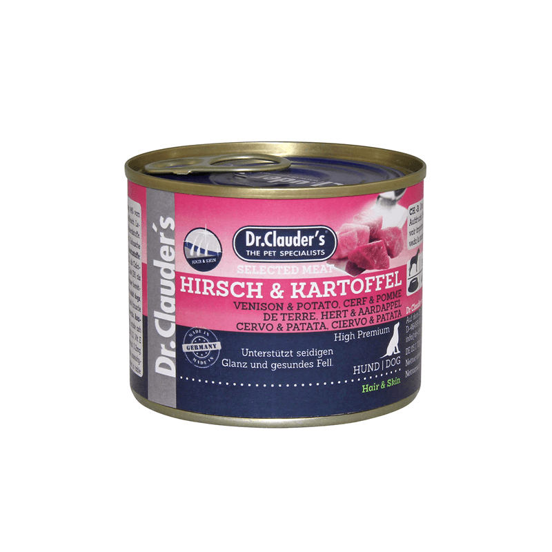 Dr.Clauder's Selected Meat Hirsch & Kartoffel  Hundefutter  zoo.de