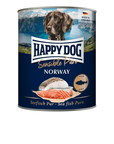 Artikel mit dem Namen Happy Dog Dose Sensible Pure Norway Seefisch im Shop von zoo.de , dem Onlineshop für nachhaltiges Hundefutter und Katzenfutter.