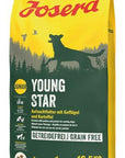 Artikel mit dem Namen Josera Hund Young Star im Shop von zoo.de , dem Onlineshop für nachhaltiges Hundefutter und Katzenfutter.