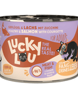 Artikel mit dem Namen Lucky Lou Lifestage Adult Geflügel & Lachs im Shop von zoo.de , dem Onlineshop für nachhaltiges Hundefutter und Katzenfutter.