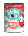 Artikel mit dem Namen Lucky Lou Lifestage Adult Geflügel & Thunfisch im Shop von zoo.de , dem Onlineshop für nachhaltiges Hundefutter und Katzenfutter.