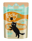 Artikel mit dem Namen Lucky Lou Lifestage Adult Geflügel + Forelle im Shop von zoo.de , dem Onlineshop für nachhaltiges Hundefutter und Katzenfutter.
