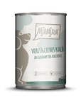 Artikel mit dem Namen MjAMjAM - Hund - vorzügliches Kalb an gedämpfter Zucchini im Shop von zoo.de , dem Onlineshop für nachhaltiges Hundefutter und Katzenfutter.