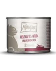 Artikel mit dem Namen MjAMjAM - Katze - herzhaftes Wild & Kaninchen an fruchtigen Heidelbeeren im Shop von zoo.de , dem Onlineshop für nachhaltiges Hundefutter und Katzenfutter.