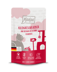 Artikel mit dem Namen MjAMjAM - Katze - kulinarischer Hirsch und Truthahn an frischen Cranberries im Shop von zoo.de , dem Onlineshop für nachhaltiges Hundefutter und Katzenfutter.