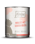 Artikel mit dem Namen MjAMjAM - Katze - Mahlzeit mit leckeren Herzen im Shop von zoo.de , dem Onlineshop für nachhaltiges Hundefutter und Katzenfutter.