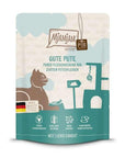 Artikel mit dem Namen MjAMjAM - Katze - Purer Fleischgenuss gute Pute im Shop von zoo.de , dem Onlineshop für nachhaltiges Hundefutter und Katzenfutter.