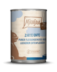 Artikel mit dem Namen MjAMjAM - Katze - purer Fleischgenuss - zarte Ente im Shop von zoo.de , dem Onlineshop für nachhaltiges Hundefutter und Katzenfutter.