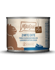 Artikel mit dem Namen MjAMjAM - Katze - purer Fleischgenuss - zarte Ente im Shop von zoo.de , dem Onlineshop für nachhaltiges Hundefutter und Katzenfutter.