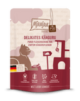 Artikel mit dem Namen MjAMjAM - Katze - purer Fleischgenuss - zartes Känguru im Shop von zoo.de , dem Onlineshop für nachhaltiges Hundefutter und Katzenfutter.