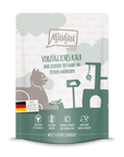 Artikel mit dem Namen MjAMjAM - Katze - vorzügliches Kalb & Truthahn an leckeren Möhrchen im Shop von zoo.de , dem Onlineshop für nachhaltiges Hundefutter und Katzenfutter.