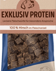 Artikel mit dem Namen NutriQM Hund Exklusiv Protein Hirsch im Shop von zoo.de , dem Onlineshop für nachhaltiges Hundefutter und Katzenfutter.