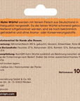 Artikel mit dem Namen NutriQM Hund Huhn Würfel im Shop von zoo.de , dem Onlineshop für nachhaltiges Hundefutter und Katzenfutter.