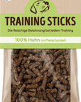 Artikel mit dem Namen NutriQM Hund Training Sticks Huhn im Shop von zoo.de , dem Onlineshop für nachhaltiges Hundefutter und Katzenfutter.
