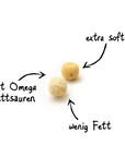 Artikel mit dem Namen NutriQM Hund Welpen Softis Mozarella im Shop von zoo.de , dem Onlineshop für nachhaltiges Hundefutter und Katzenfutter.
