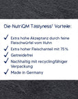 Artikel mit dem Namen NutriQM Katze Tastyness² Lachs im Shop von zoo.de , dem Onlineshop für nachhaltiges Hundefutter und Katzenfutter.