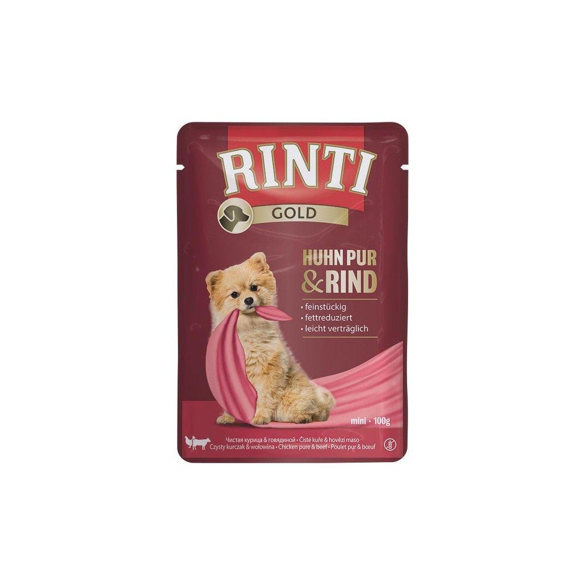 RINTI Gold Huhn Pur & Rind – Hundefutter getreidefrei – zoo.de