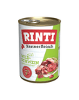Artikel mit dem Namen Rinti Kennerfleisch Wildschwein im Shop von zoo.de , dem Onlineshop für nachhaltiges Hundefutter und Katzenfutter.