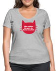 Artikel mit dem Namen "Mir reichts! Ich geh die Katze kuscheln" | Frauen Bio-T-Shirt mit V-Ausschnitt im Shop von zoo.de , dem Onlineshop für nachhaltiges Hundefutter und Katzenfutter.