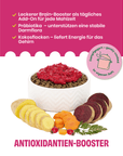 Topping mit Roter Beete, Kartoffeln und Hagebutte zoo-de