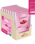 Topping mit Roter Beete, Kartoffeln und Hagebutte zoo-de
