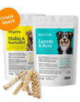zooVital Huhn & Lamm Trockenfutter Bundle mit gratis Snack für Hunde