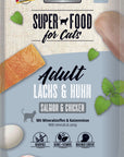Artikel mit dem Namen MAC's Cat Lachs & Huhn im Shop von zoo.de , dem Onlineshop für nachhaltiges Hundefutter und Katzenfutter.