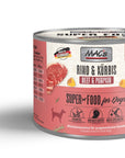 Artikel mit dem Namen MAC's Dog Rind & Kürbis im Shop von zoo.de , dem Onlineshop für nachhaltiges Hundefutter und Katzenfutter.