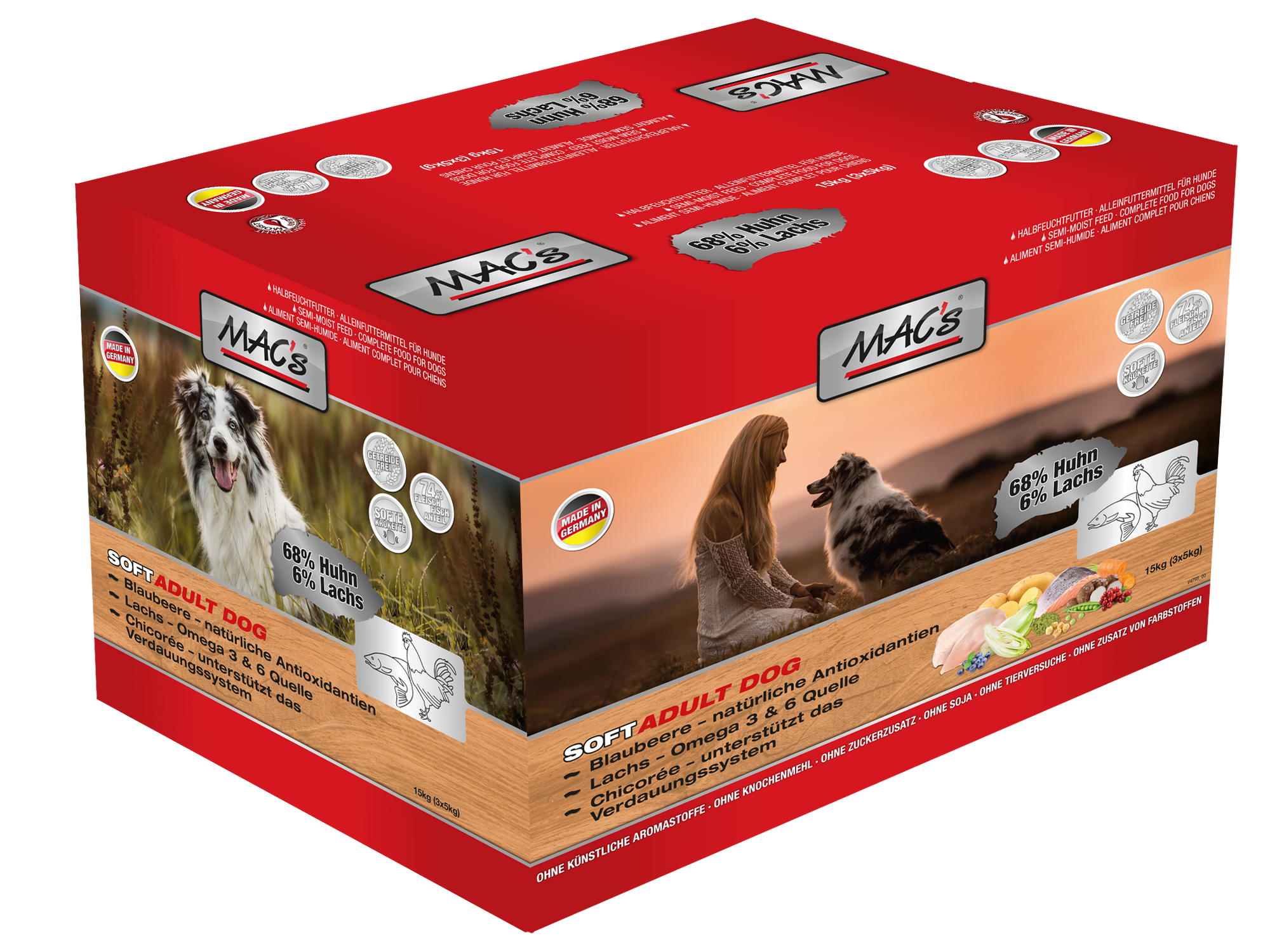 Artikel mit dem Namen MAC&#39;s Soft im Shop von zoo.de , dem Onlineshop für nachhaltiges Hundefutter und Katzenfutter.