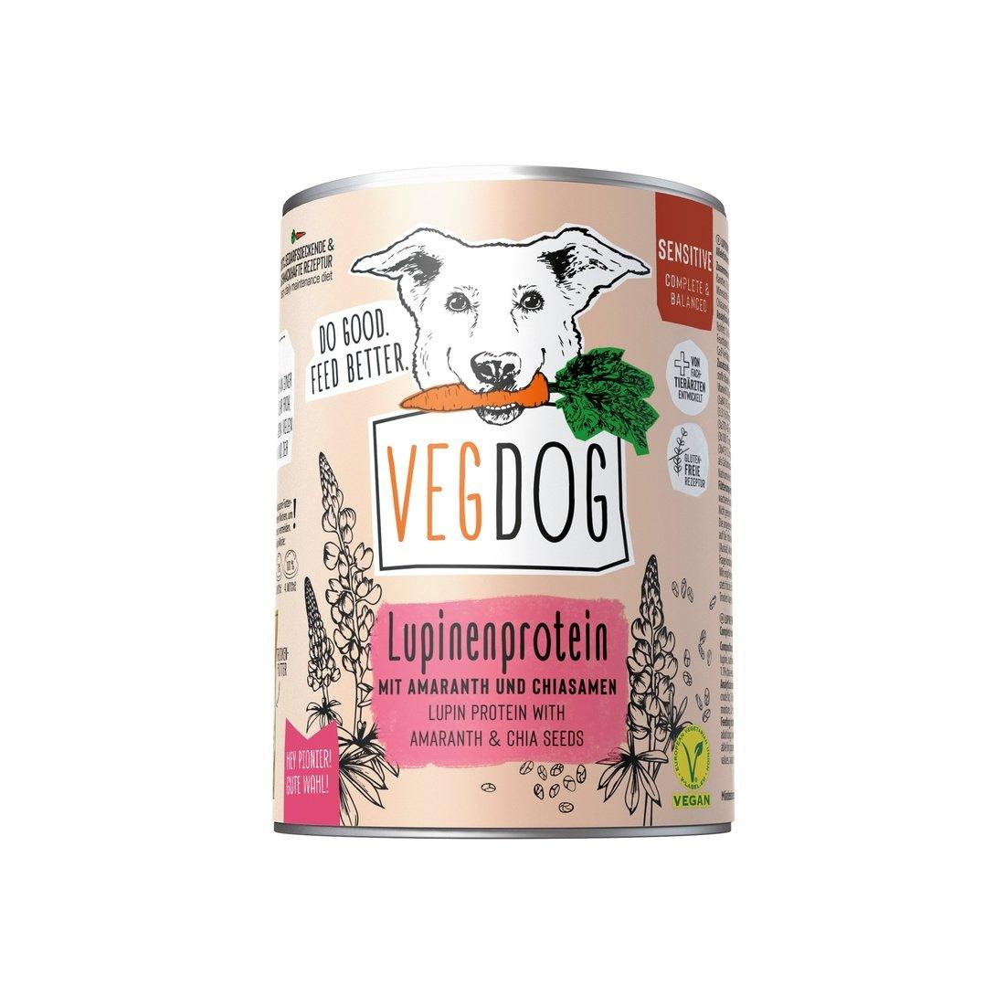 Artikel mit dem Namen VegDog Sensibelchen No1 im Shop von zoo.de , dem Onlineshop für nachhaltiges Hundefutter und Katzenfutter.