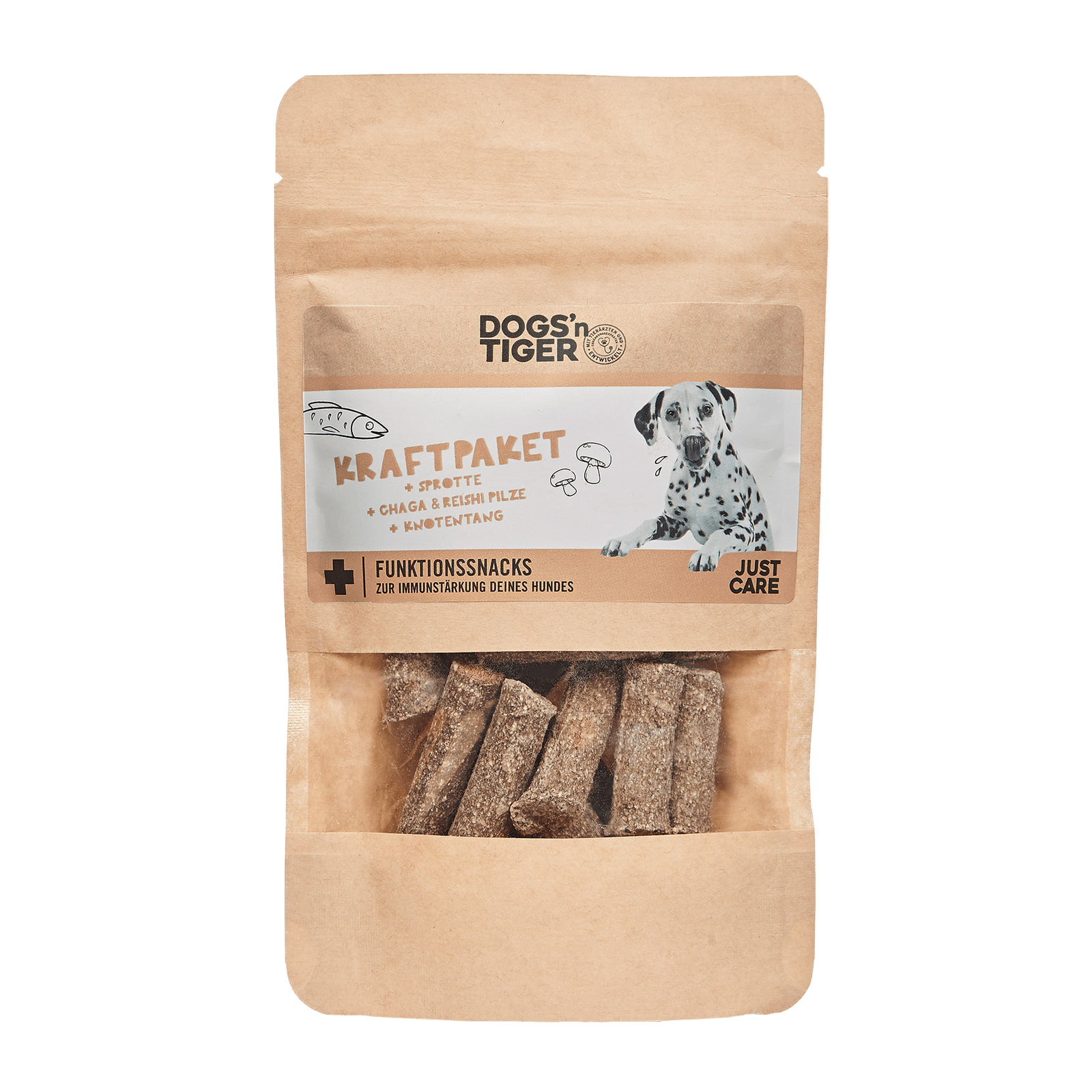 Artikel mit dem Namen Dogs'n Tiger Hund Kraftpaket im Shop von zoo.de , dem Onlineshop für nachhaltiges Hundefutter und Katzenfutter.