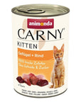 Artikel mit dem Namen Animonda Cat Carny Kitten Geflügel & Rind im Shop von zoo.de , dem Onlineshop für nachhaltiges Hundefutter und Katzenfutter.