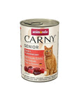 Artikel mit dem Namen Animonda Cat Carny Senior Rind & Putenherzen im Shop von zoo.de , dem Onlineshop für nachhaltiges Hundefutter und Katzenfutter.