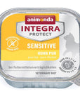 Artikel mit dem Namen Animonda Cat Integra Protect Sensitiv Huhn pur im Shop von zoo.de , dem Onlineshop für nachhaltiges Hundefutter und Katzenfutter.