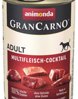Artikel mit dem Namen Animonda Dog GranCarno Adult Multi-Fleischcocktail im Shop von zoo.de , dem Onlineshop für nachhaltiges Hundefutter und Katzenfutter.