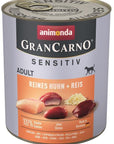 Animonda Dog GranCarno Adult Sensitive Reines Huhn + Reis zoo-de