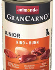 Artikel mit dem Namen Animonda Dog GranCarno Junior Huhn & Kaninchen im Shop von zoo.de , dem Onlineshop für nachhaltiges Hundefutter und Katzenfutter.