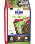 Artikel mit dem Namen Bosch Adult Sensitive Lamm & Reis im Shop von zoo.de , dem Onlineshop für nachhaltiges Hundefutter und Katzenfutter.