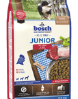Artikel mit dem Namen Bosch Junior Lamm & Reis im Shop von zoo.de , dem Onlineshop für nachhaltiges Hundefutter und Katzenfutter.