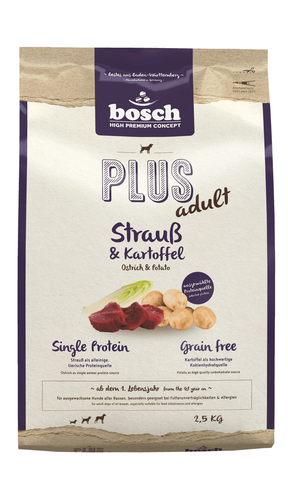 hundefutter bosch getreidefrei Bosch PLUS Strauß & Kartoffel – Hundefutter getreidefrei – zoo.de