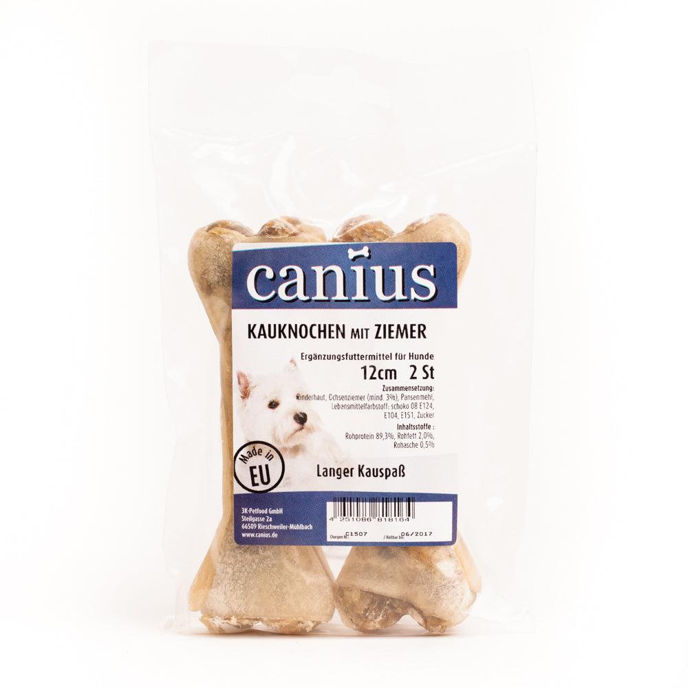 Artikel mit dem Namen Canius EU Kauknochen gefüllt Ziemer im Shop von zoo.de , dem Onlineshop für nachhaltiges Hundefutter und Katzenfutter.