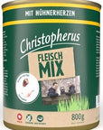Artikel mit dem Namen Christopherus Fleischmix - mit Hühnerherzen im Shop von zoo.de , dem Onlineshop für nachhaltiges Hundefutter und Katzenfutter.