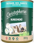 Artikel mit dem Namen Christopherus Menü -Adult - mit Truthahn & Reis im Shop von zoo.de , dem Onlineshop für nachhaltiges Hundefutter und Katzenfutter.