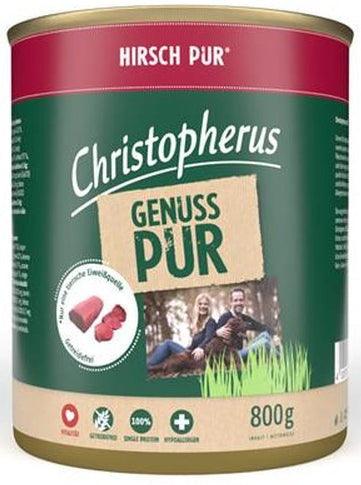 Christopherus Pur Hirsch – Tierfutter getreidefrei – zoo.de