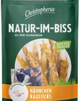 Artikel mit dem Namen Christopherus Snack Hähnchenkausticks im Shop von zoo.de , dem Onlineshop für nachhaltiges Hundefutter und Katzenfutter.