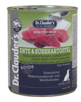 Artikel mit dem Namen Dr.Clauder's Selected Meat Ente & Süßkartoffel im Shop von zoo.de , dem Onlineshop für nachhaltiges Hundefutter und Katzenfutter.