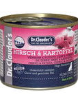Artikel mit dem Namen Dr.Clauder's Selected Meat Hirsch & Kartoffel im Shop von zoo.de , dem Onlineshop für nachhaltiges Hundefutter und Katzenfutter.