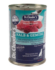 Artikel mit dem Namen Dr.Clauder's Selected Meat Kalb+Gemüse im Shop von zoo.de , dem Onlineshop für nachhaltiges Hundefutter und Katzenfutter.