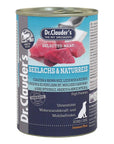 Artikel mit dem Namen Dr.Clauder's Selected Meat Seelachs+Reis im Shop von zoo.de , dem Onlineshop für nachhaltiges Hundefutter und Katzenfutter.
